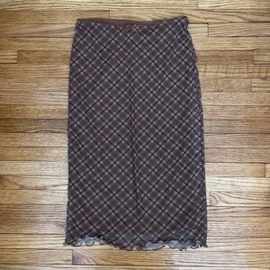 BNWT H&M Divided brown patterned skirt